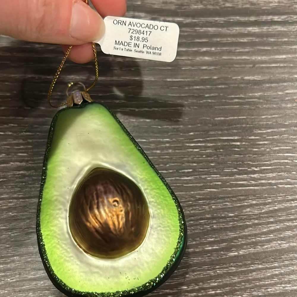 Sur La Table Avocado Ornament